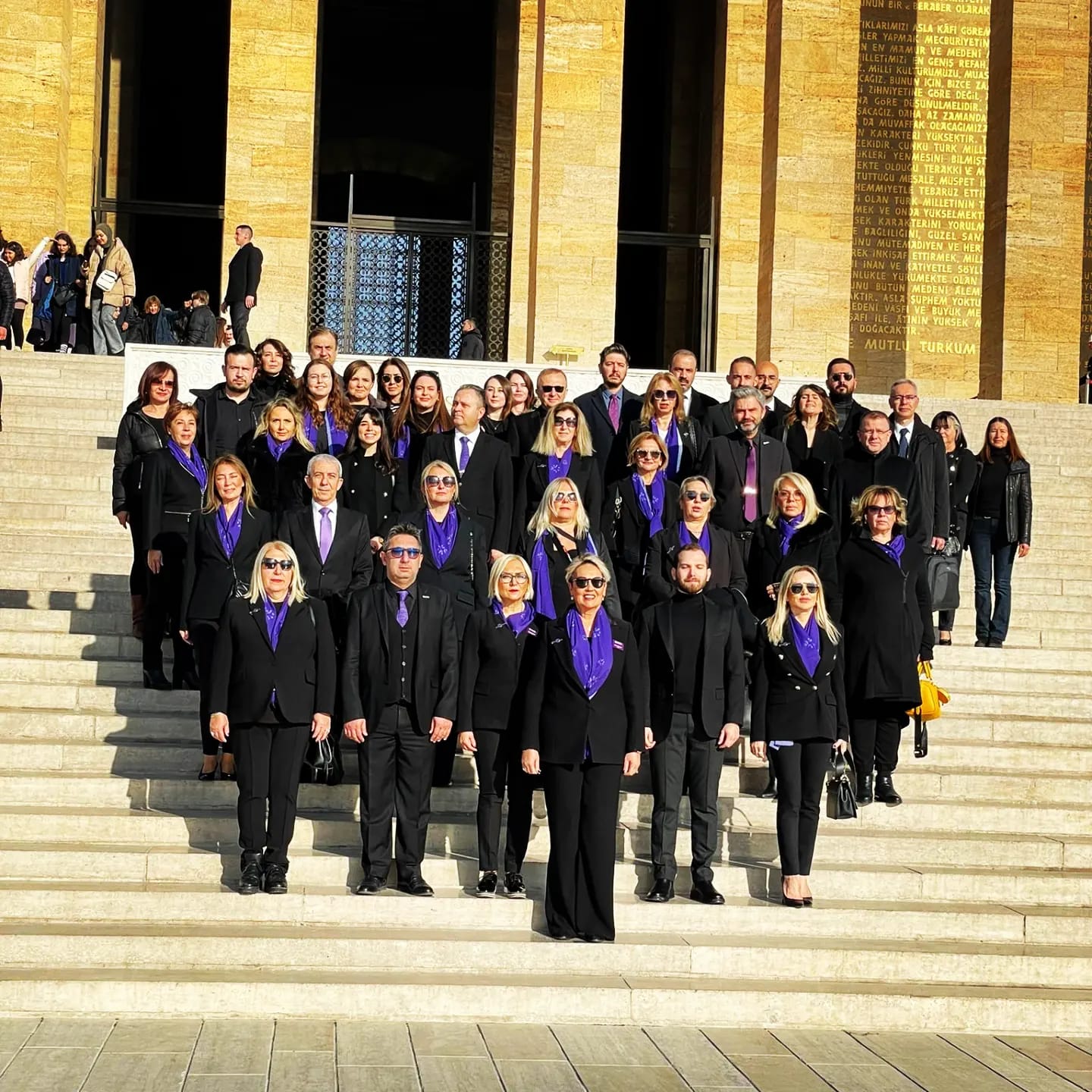 ANSEDER organizasyonu ile, BUSADER Federasyonu olarak 10 Kasım günü ATA'mızı anmak için Anıtkabir'deydik. 